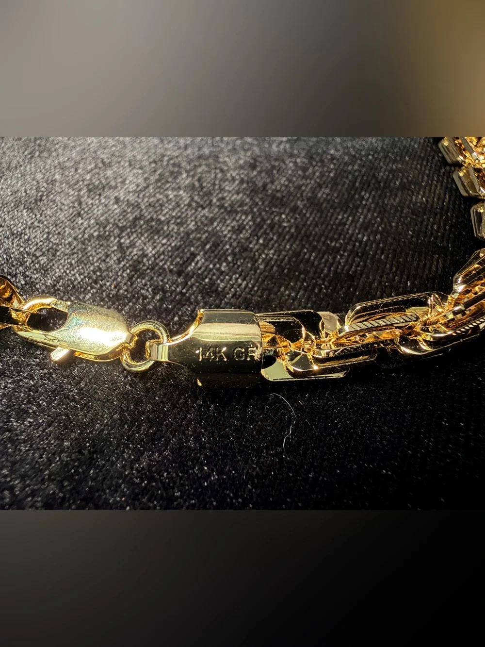 Milano Italy 14K Stamped Gold filled 24in 8MM Necklace Brand New Big Boy Piece